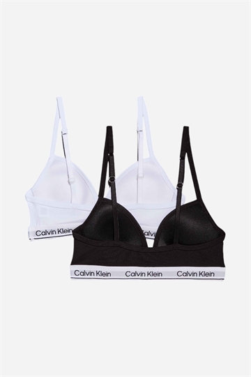 Calvin Klein 2pk Triangle Bh - White / Black